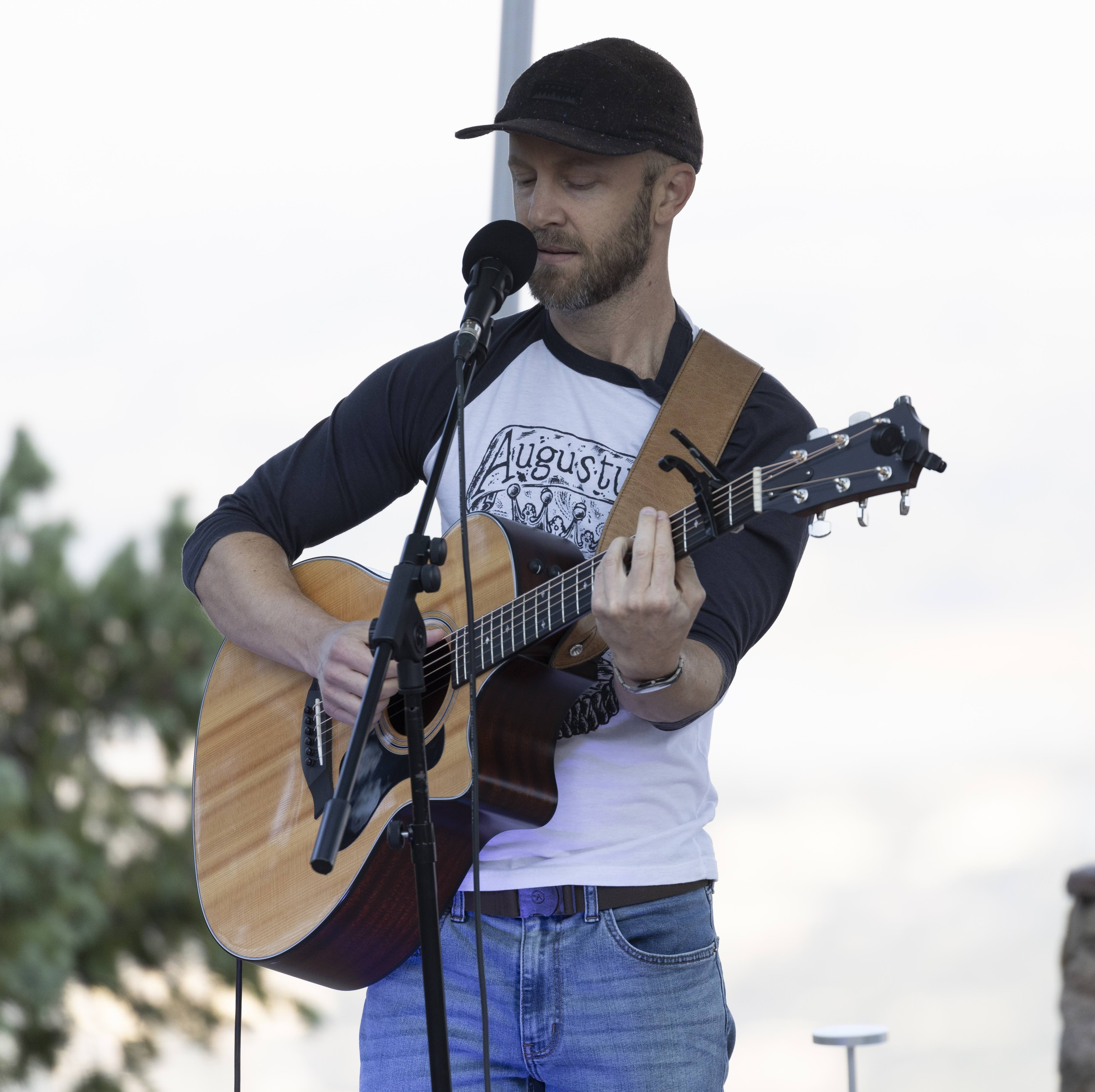 Playing a set at a Boulder OSMP event.